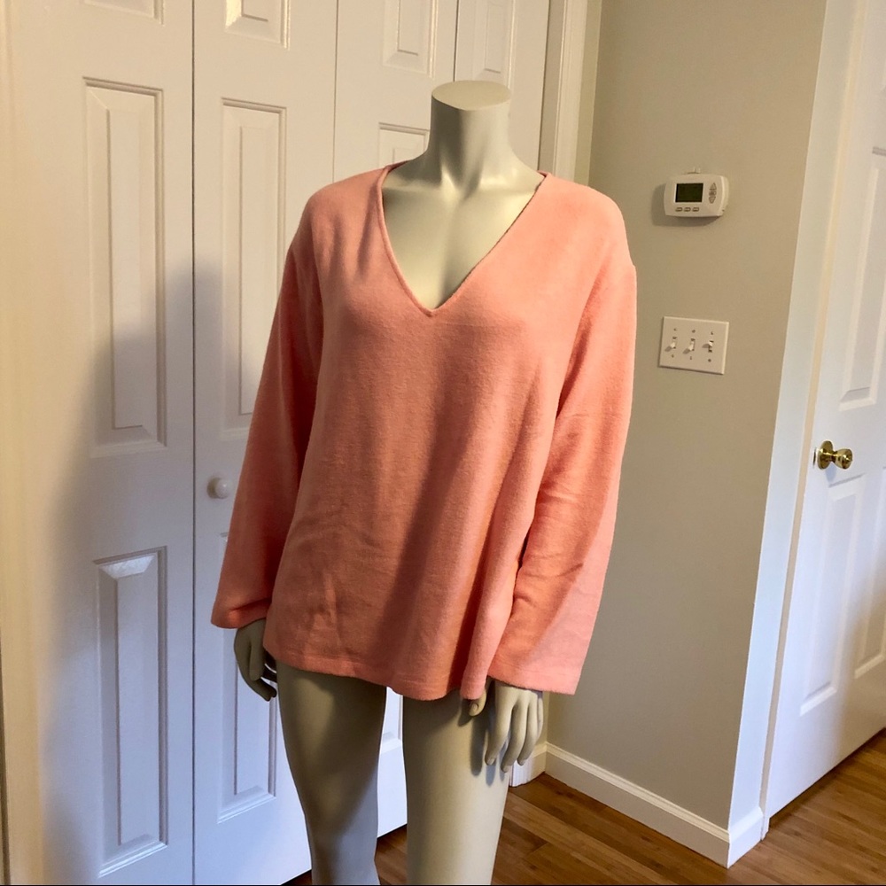 H&M oversized pink sweater